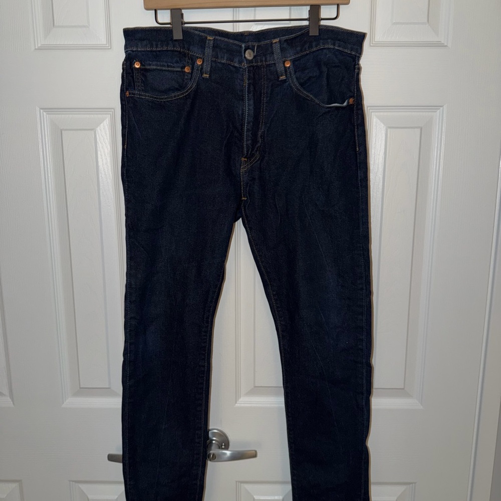 Levi's Men's Deep Indigo Straight Jeans